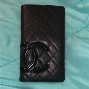 AUTHENTIC CHANEL CAMBON LAMB SKIN WALLET